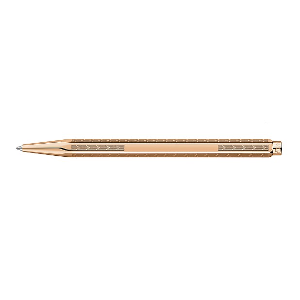 Esferográfica Caran d'Ache Ecridor Chevron Rose Gold