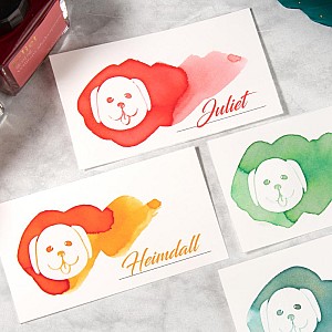 Wearingeul Impression Ink Color Chart White Puppy Swatch Card
