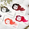 Wearingeul Impression Ink Färgkarta Vit Panda Swatch-kort