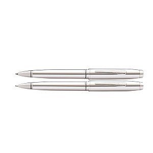 Cross Coventry Chrome Ballpoint and Mechanical Pencil Set