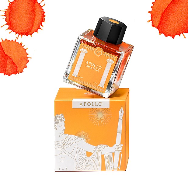 Laban Grekisk mytologi Apollo Orange bläck - 50 ml bläckflaska