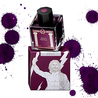Laban Greek Mythology II Zeus Purple Ink - 50ml Ink Bottle