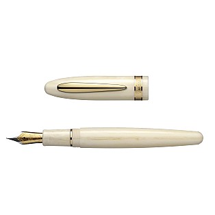 Laban Taroko Moon Cave Ivory Fountain pen