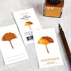 Wearingeul Impression Ink Color Chart Leaf Ginkgo Swatch Card