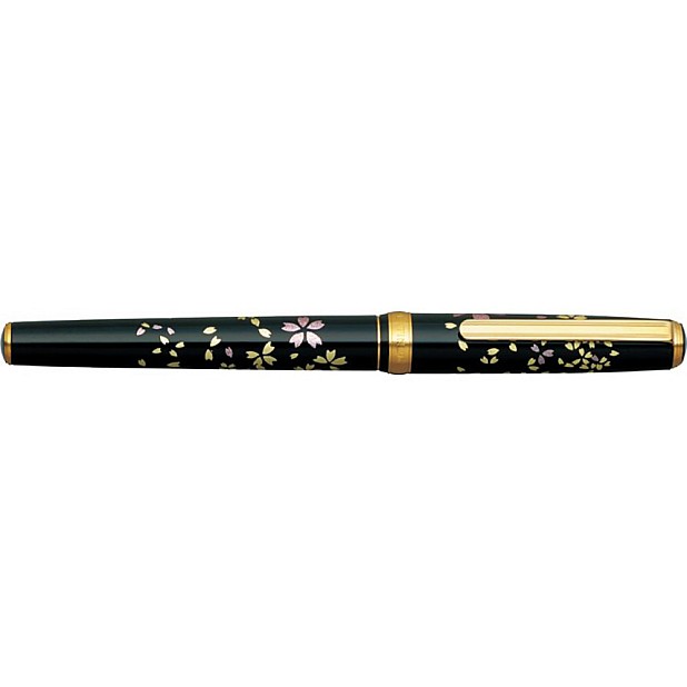 Platinum Vicoh Kanazawa-Haku Swirling Petals of Cherry Blossom Fountain Pen