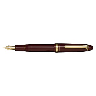 Caneta de tinta permanente Sailor 1911L Maroon GT