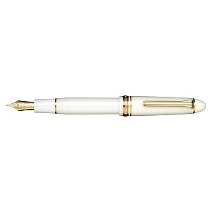 Sailor 1911L White GT Fountain pen