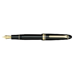 Caneta de tinta permanente Sailor 1911S Black GT