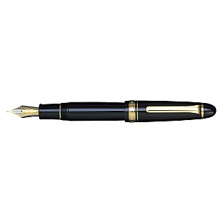 Caneta-tinteiro Sailor 1911 King of Pens Resina Preta GT