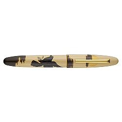 Taccia Age-e Maki-e Mythological Big Crow and Sun Fountain pen