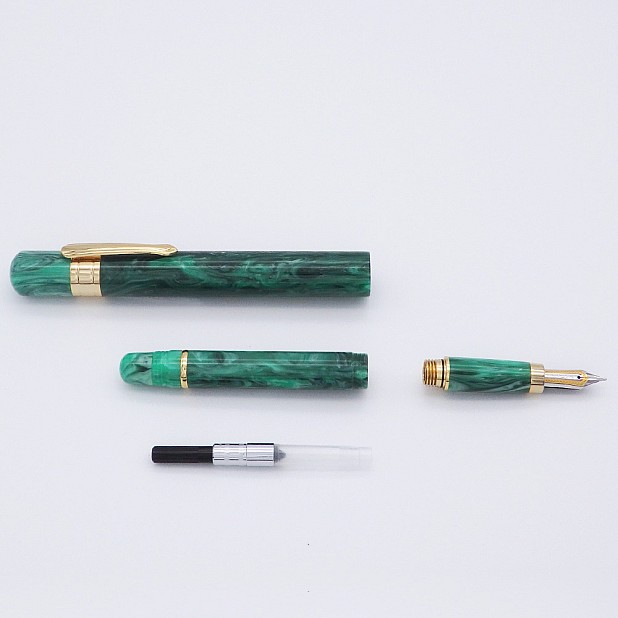 Taccia Covenant Pluma Estilográfica Verde Malaquita