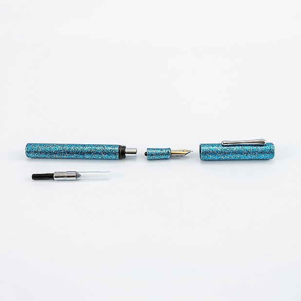 Taccia Granite Stone Blue Fountain pen