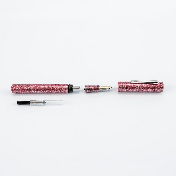 Taccia Granite Stone Rouge Stylo Plume