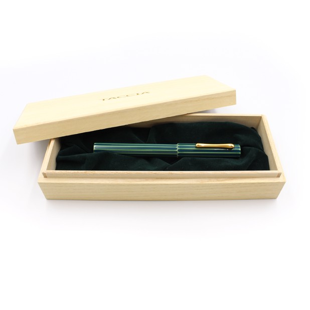 Taccia Kaku-Tate Ryu-ryoku Stylo plume vert