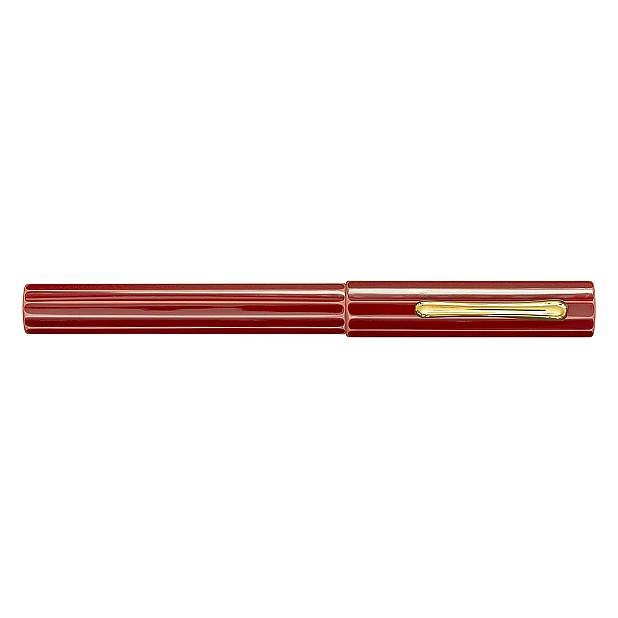 Taccia Kaku-Tate Ume-gasane Red Fountain pen