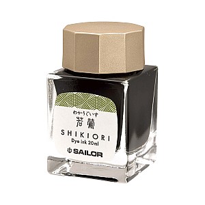 Tinta Sailor Shikiori Wakauguisu - Botella de tinta de 20 ml