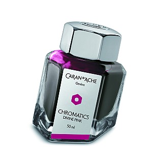 Caran d'Ache Chromatics Divine Pink Ink - Bouteille d'encre 50ml