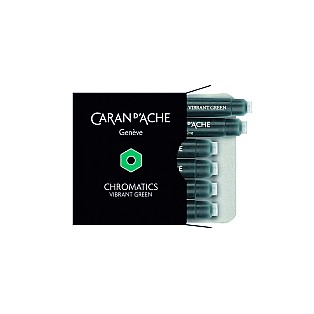 Encre Caran d'Ache Chromatics Vibrant Green - Cartouches d'encre