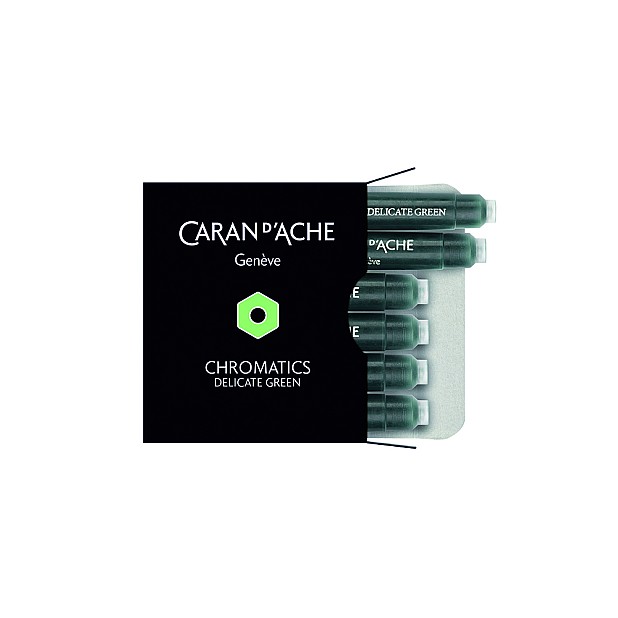 Caran d'Ache Chromatics Delicate Green bläck - Bläckpatroner