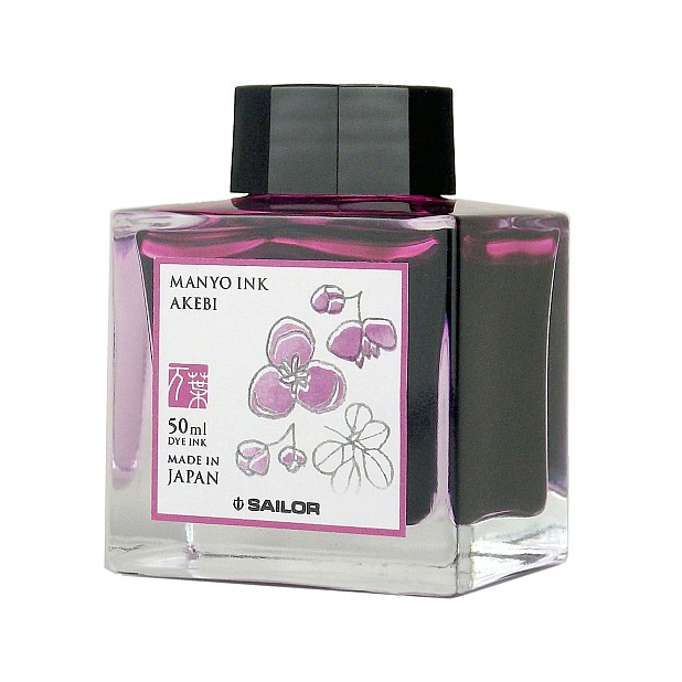 Sailor Manyo Akebi Inkt - 50ml Inktfles