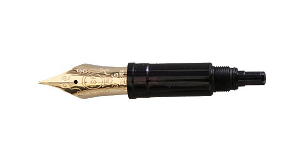 【美品】FantasticRubber 0.4mmフルオーダーネックエントリー Aurora Large 18kt Yellow Gold Nib - 20241004133 | Appelboom.com