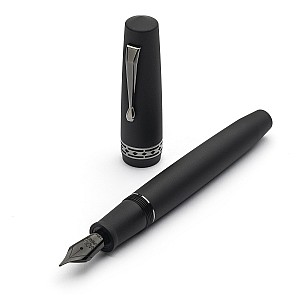 Pluma Estilográfica Radius Settimo Nero Essenza Opaco RT