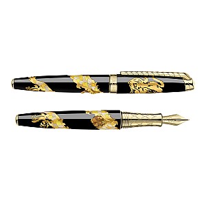 Caran d'Ache Straw Marquetry Dragon 2024 LE Fountain pen