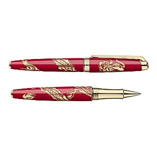 Caran d'Ache Year of the Dragon Röd 2024 LE Rollerball