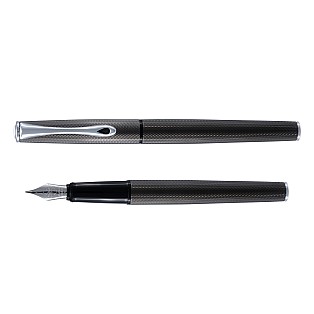 Caneta-tinteiro Diplomat Esteem Black Barley