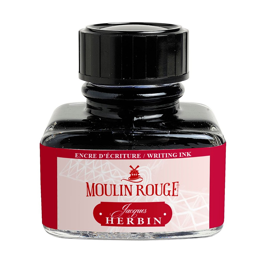 Jacques Herbin Paris Collection Moulin Rouge - 30ml Ink Bottle ...