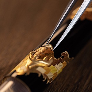Caran d'Ache reservoarpenna Straw Marquetry Dragon 2024 LE