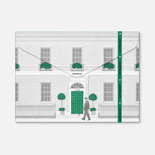Montblanc the Library Spirit - London Episode A4 skrivpapper och kuvert