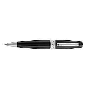 Montegrappa Magnifica Schwarz Satin Edelstahl Kugelschreiber