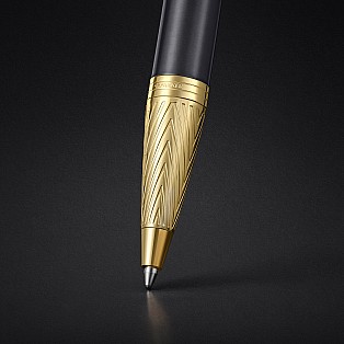 Parker IM Pioniers Collectie Pijl Grijs Gelakt GT Balpen