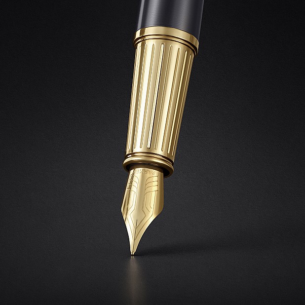 Parker Ingenuity Pioneers Collection Arrow Grey Lacquer GT Reservoarpenna