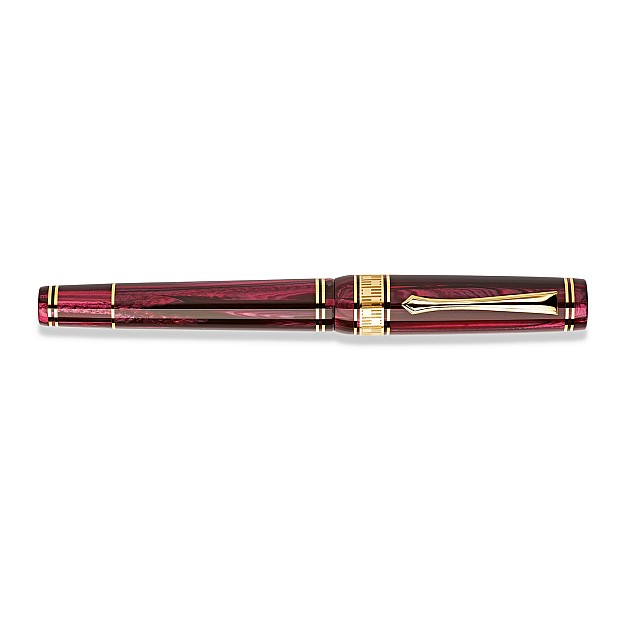 Nettuno 1911 Superba Ruby Zelluloid Füllfederhalter