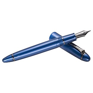 Caneta-tinteiro Sailor 1911L sem anel Metallic Simply Blue IP
