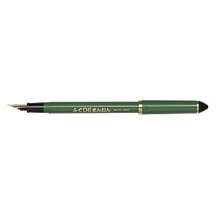 Sailor Fude De Mannen Green Calligraphy Fountain Pen