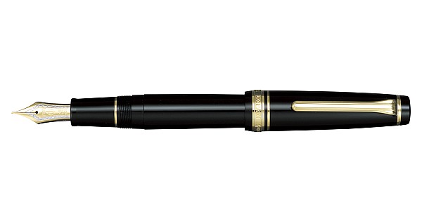 Sailor Pro Gear Regular Black GT Fountain pen - 20241001864