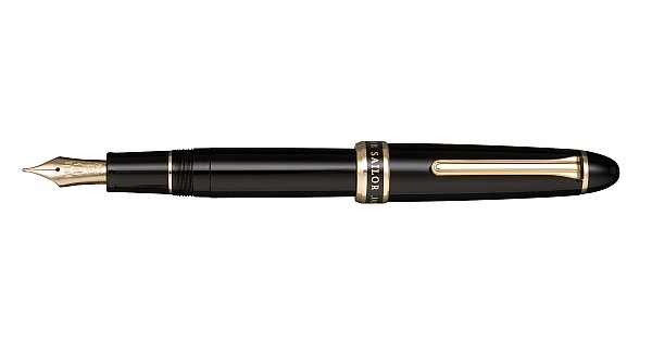 Sailor 1911L Black GT Naginata Togi Fountain pen - 20241008773