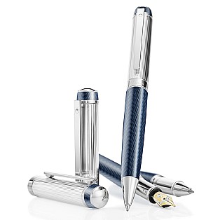 Waldmann Grandeur Blau Ozean Welle Rollerball