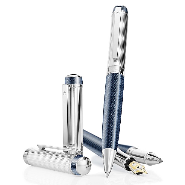 Rollerball Waldmann Grandeur Blue Ocean Wave