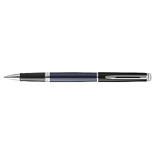Waterman Hemisphere Colour Block Black and Blue CT Rollerball