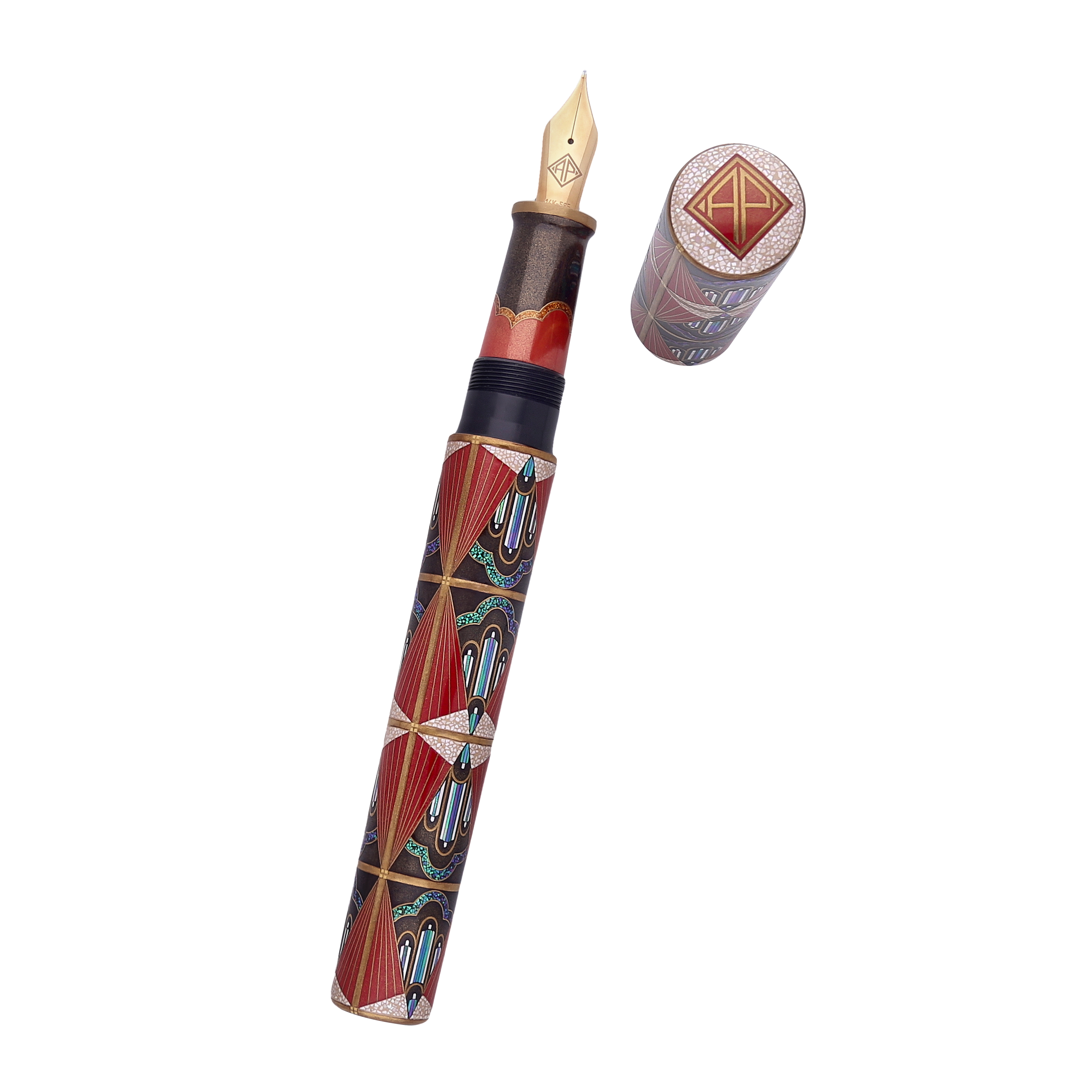 AP Limited Editions Maki-e The Connoisseur Streamline Deco Fountain pen AP Limited Editions Maki-e The Connoisseur Streamline Deco Fountain pen
