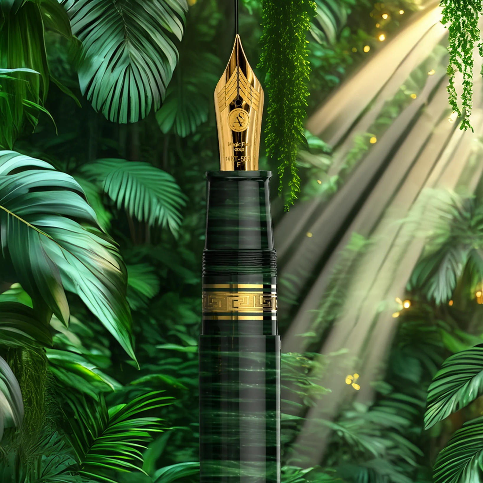 Armando Simoni Club Bologna Extra Forest Green Midorigi GT Fountain pen