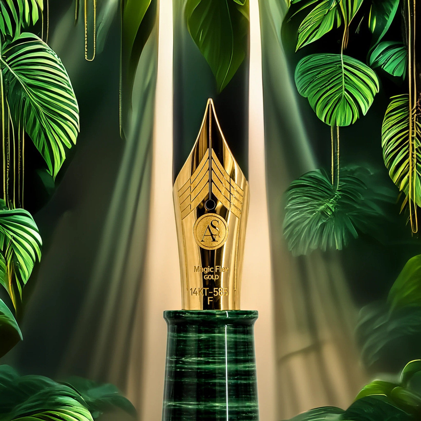 Armando Simoni Club Bologna Extra Forest Green Midorigi GT Fountain pen