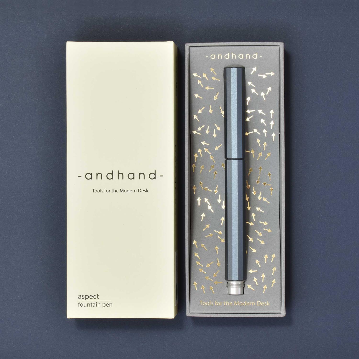 Andhand Aspect Slate Grey Fountain Pen