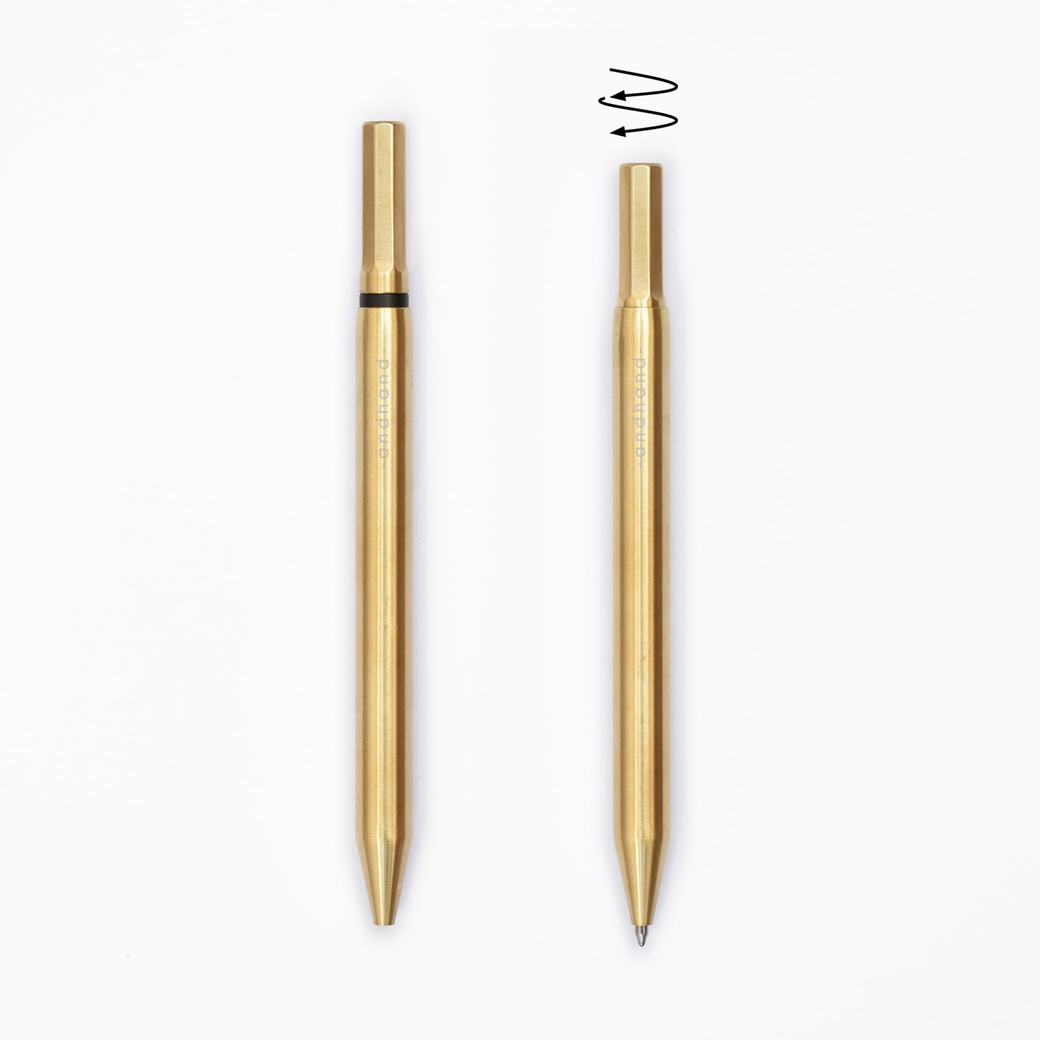 Andhand Method Brass Kugelschreiber