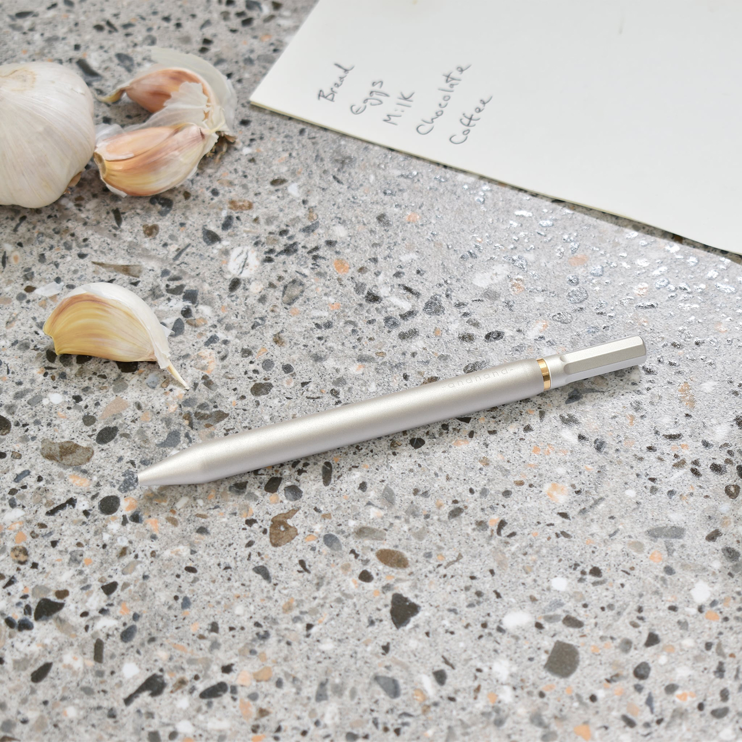 Andhand Method Silver Lustre Ballpoint Andhand Method Silver Lustre Ballpoint