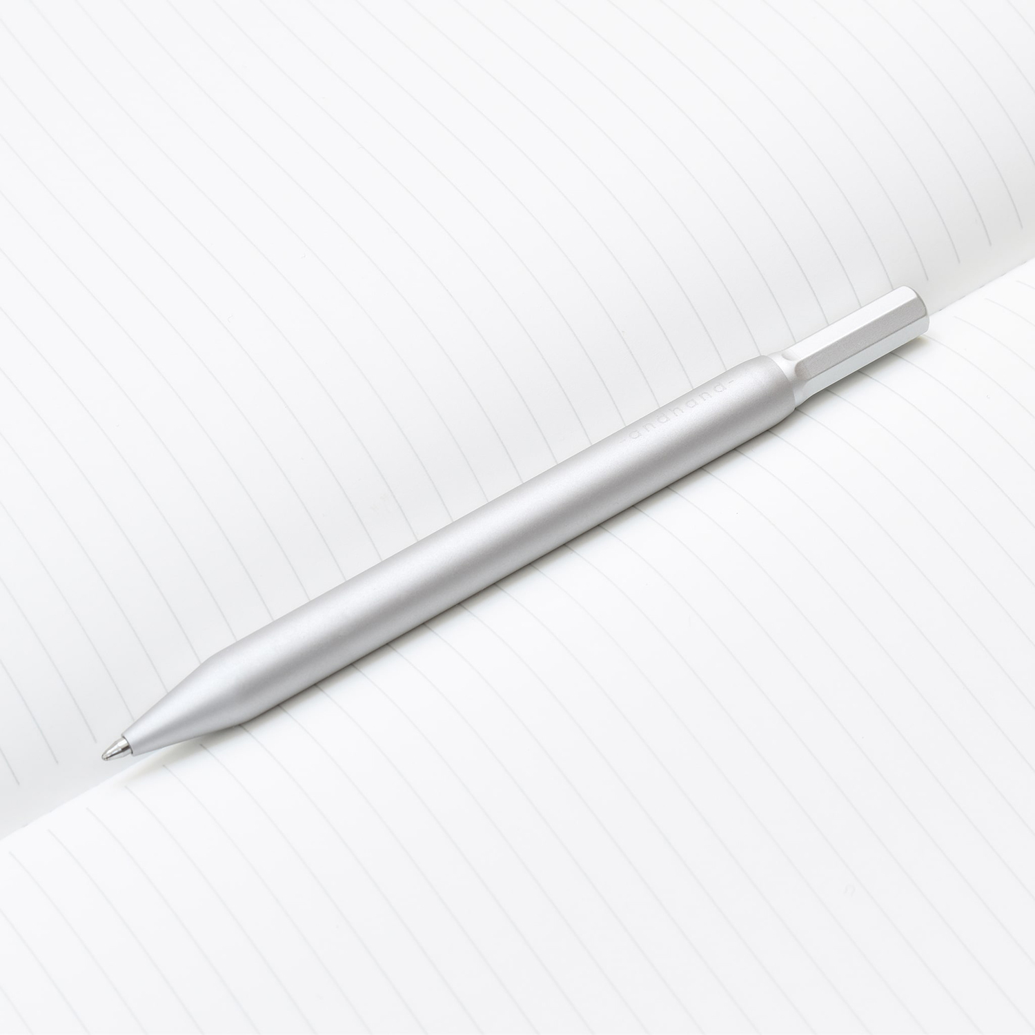 Andhand Method Silver Lustre Ballpoint Andhand Method Silver Lustre Ballpoint